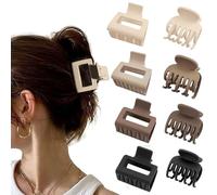 Confezione da 8 piccoli fermagli per capelli da donna, eleganti e resistenti progettati per capelli fini e sottili, accessori perfetti per l'uso quotidiano e occasioni speciali