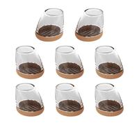 Confezione da 8 piedini per mobili durevoli che offrono un'elevata resistenza all'usura e proteggono il pavimento per un uso duraturo, resistenti all'usura