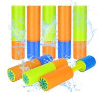 Confezione da 8 Pistole ad Acqua per Bambini, Giochi d'acqua Estivi per Ragazzi e Ragazze, Pistola a Spruzzo d'acqua con Schiuma per Piscine all'aperto, Giocattoli da Spiaggia per Bambini e Adulti