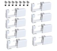 Confezione da 8 pistole usa e getta per piercing all'orecchio, con borchie per asepsi, senza dolore, kit per piercing all'orecchio, strumento per ragazze, donne e uomini