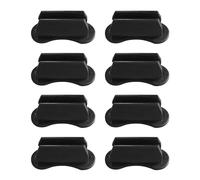 Confezione Da 8 Portapenne Nero, Clip Per Penna Autoadesiva, Portapenne In Silicone, Portapenne Autoadesivo Nero, Portapenne A Sfera, Portapenne, Portapenne Per Ufficio
