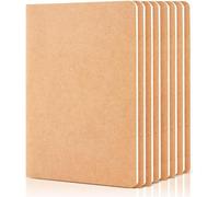 Confezione da 8 quaderni A5 in carta kraft senza righe, 60 pagine bianche per disegnare e scrivere, mini quaderni da disegno per diari di viaggio, perfetti per donne, bambini, studenti, ufficio e