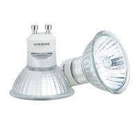 Confezione da 8 riflettori alogeni 50W GU10 220-240V bianco caldo 3000K coper... [EEK: G]