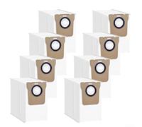 Confezione da 8 sacchetti di ricambio compatibili con robot aspirapolvere Xiaomi H40 / OV51, 3,5 l, grande capacità, resistente agli strappi, svuotamento automatico