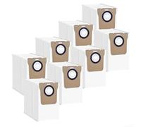 Confezione da 8 sacchetti di ricambio progettati per robot aspirapolvere Xiaomi H40/OV51 con filtro in fibra meltblown per un'efficace cattura della polvere e ridotto in casa