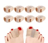 Confezione da 8 Separatore Dita Piede Distanziatore Dita Piedi Separatori Dita Piedi Divaricatore Dita Piedi Allevia La Pressione Del Piede Separatore per Le Dita Sovrapposte Dell'alluce Valgo Unisex