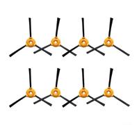 Confezione da 8 spazzole laterali di ricambio per Conga M50 e M50 per robot aspirapolvere X-Treme, per strumenti di pulizia degli angoli in nylon e plastica, efficienti per spazzare i bordi, set di