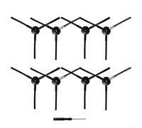 Confezione da 8 spazzole laterali per robot aspirapolvere, adatte per Medion MD 18510 MD 18503 MD18600 per ILIFE V5 parti di ricambio accessori per la pulizia dei bordi angolari