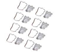 Confezione da 8 stampi piccoli per biscotti di grado alimentare, per Halloween, a forma di gatto, piccoli stampi per biscotti per saluti speciali