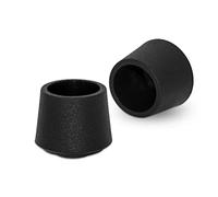 Confezione da 8 tappi per gambe di sedie in gomma sintetica opaca, 18 mm, resistenti ai graffi, rotondi, per uso domestico e ufficio