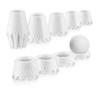 Confezione da 8 tee da golf infrangibili in TPU, altezza regolabile da 0,6 cm a 5,1 cm, ideali per tappeti erbosi invernali interni ed esterni, pratica domestica, simulatori di golf e campi guida