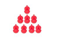 Confezione da 8 violini Mute Exercise Silencer for Violin Practice (rosso)