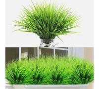 Confezione da 9 piante artificiali da esterno, erba finta realistica e resistente alle intemperie, arbusti di verde artificiale resistenti a