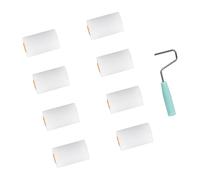 Confezione da 9 piccoli rulli in schiuma per vernici a base d'acqua, per applicazione fluida su pareti e mobili, rullo professionale per pittori