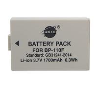 Confezione da batterie di ricambio compatibili per fotocamera BP-110 BP-110F e Canon iVIS HF R21 VIXIA HF R20 R21 R200 LEGRIA HF R26 R27 R28 R205 R206