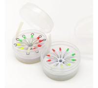 Confezione da dieci ami da pesca a mosca con catarifrangente integrato per una maggiore attrazione durante derive e recuperi lenti (12#)