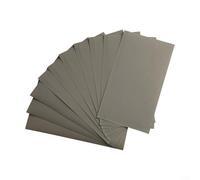 Confezione da dieci fogli di carta vetrata bagnata e asciutta, le dimensioni di ogni foglio sono 7,6 x 5 12,7 cm con varie opzioni di grana (grana 2500)