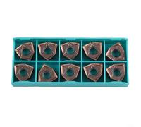 Confezione da dieci inserti CNC ad alte prestazioni WNMU080608ENM su misura per soddisfare le esigenze delle industrie della lavorazione dei metalli