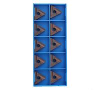 Confezione da dieci inserti TNMG332RES adatti per applicazioni pesanti su torni