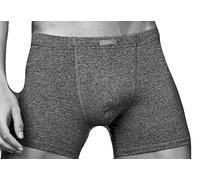 CONFEZIONE DA N. 6 BOXER UOMO IN MORBIDO COTONE ELASTICIZZATO CON ELASTICO RIBATTUTO - COLORI ASSORTITI NERO/BLU/GRIGIO MELANGE