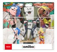 Confezione da tre amiibo Splatoon Raiders: Mako, Muri e Mantaro (Splatoon Raiders), Gioco figura Big Man, Frye (Splatoon Raiders), Figura da gaming interattiva, Nintendo Switch 2, Amiibo, Multicolore,