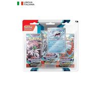 Confezione da tre buste (Cetitan) dell’espansione Scarlatto e Violetto - Paradosso Temporale del GCC Pokémon (tre buste di espansione e una carta promozionale olografica), edizione in italiano