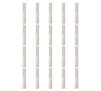 Confezione da venti terminali invisibili, realizzati in materiale resistente, adatti a tutti i tipi di ringhiere per interni ed esterni