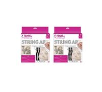 Confezione decorativa - GRAINE CREATIVE - Quadro Love - 2 pezzi - Multicolore - Arte filaire 22x22cm