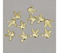 Confezione di 10 coriandoli a forma di pesce di Gesù, Ichthys, croce di pesce cristo, perline per piccioni del Santo Graal, per battesimo, prima comunione, baby shower (piccione-G)