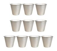 Confezione di 10 Non Bastone Torta Occidentale Tazza di budino in metallo Stampi in alluminio Torta d'uovo Pratica Cucina