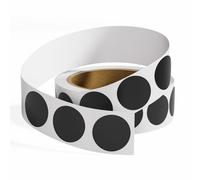 Confezione di 10 sticker NFC, tag NFC, colore nero, per iOS, Ntag215, sticker con chip NFC, 504 byte di memoria, per iPhone, compatibili con TagMo e Amiibo, per tutti gli smartphone abilitati NFC