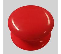 Confezione Di 10 X Rosso porcelain / Cina Cassetto Armadio Manopole 50mm