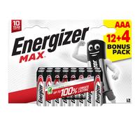 Confezione di 12+4 offerte Energizer Max AAA