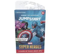 Confezione di 2 buste di Jumpstart di Magic: The Gathering | Marvel Super Heroes | Gioco di carte per 2 giocatori (Versione Inglese)