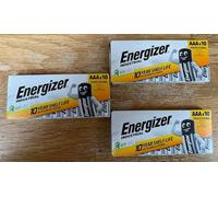 Confezione Di 30 X EN92 LR03 Energizer Industriale/Professionale AAA Alcaline
