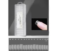 Confezione di 300 unghie finte scolpite per manicure, accessori per la casa e il salone