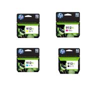 Confezione di 4 cartucce 912 xl 3yl84ae 3yl81ae 3yl82ae 3yl83ae
