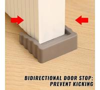 Confezione Di 4 Multiplo Elegante Colore Gomma Blocca Porta per Ogni Decorazione