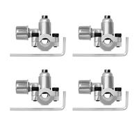 Confezione Di 4 Puntine CA. Valvole Corpi Forte Componente di Sistema HVAC Per 1/4 Pollice 5/16 Pollice 3/8 Diametro esterno Resistenza alla corrosione Hardware del corpo