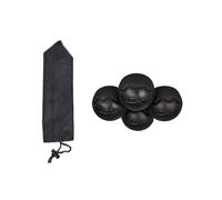 Confezione di 4 sgabelli da campeggio con piedini sferici, montaggio rapido, adatti per uso esterno su sabbia o terreni morbidi, piedini sferici