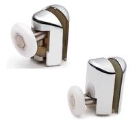 Confezione Di 4 X Doccia Porta Rulli / Corridori 23mm D. (2 X Top E 2 X Fondo )