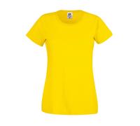 Confezione Di 5 Donne Fruit Of The Loom Da aderente T-Shirt Tee Manica Corta