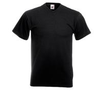 Confezione Di 5 Fruit of The Loom Valueweight T-Shirt Scollo V Basic Tinta unita