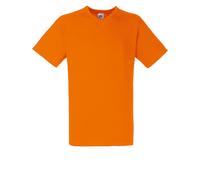 Confezione Di 5 Fruit of The Loom Valueweight T-Shirt Scollo V Basic Tinta unita