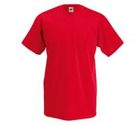 Confezione Di 5 Fruit of The Loom Valueweight T-Shirt Scollo V Basic Tinta unita
