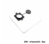 Confezione di 5 sacchi per 20lt orizzontali in fibra IFA cat.