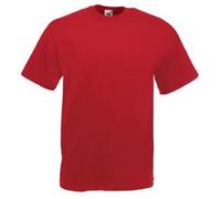 Confezione Di 5 Uomo Fruit of The Loom Tinta unita Valueweight T-Shirt Girocollo