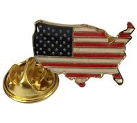 Confezione Di 50 USA 50 Stella Bandiera Stati Uniti Paese A Cappello Bavero Pin