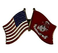 Confezione Di 50 USA & Marine Corps Ondulato Moto Cappello Risvolto Pin Licenza