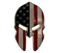 Confezione Di 50 USA Spartan Casco Vintage Moto Cappello Spilla da Bavero